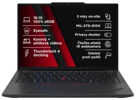 Lenovo ThinkPad X13 Gen 6 čierna / 13.3" WUXGA / Core Ultra 7 255U 2.GHz / 32GB / 1TB SSD / Intel Graphics / W11P (21RK003NCK)