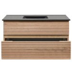 Kúpeľňová skrinka 2 zásuvková s umývadlom Naturel Savona 98x53x44, 8 cm dub Halifax mat SAVONA2100DHC SAVONA2100DHC