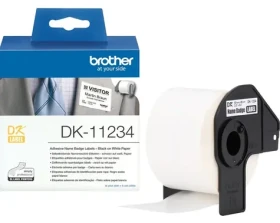 Brother DK-11234 / Štítok na odev / 60 x 86 mm / 260 ks (DK11234)