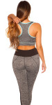 Trendy Workout Crop Top