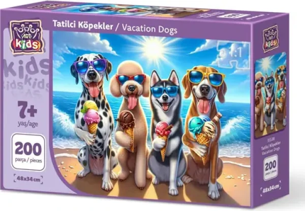 ART PUZZLE 35538 Puzzle Psíci na dovolenke