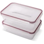 Lamart LT6063 číra / Set dóz na potraviny / 2× 1350 ml / plast / vzduchotesné / -20 až 110 °C (8590669401499)
