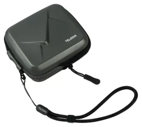 Telesin S6-PRC-07 / Puzdro pre športové kamery / GoPro 13, Insta360 Ace Pro 2, DJI Action 5 Pro / PU koža (S6-PRC-07)