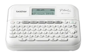 Brother PT-D410 biela / Tlačiareň samolepiacich štítkov / 180 dpi / USB / LCD displej (PTD410ZW1)
