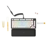 Glorious GMMK Pro Black Slate 75% TKL čierna / herná klávesnica / mechanická / spínače Fox / RGB / UK Layout (GLO-GMMK-P75-FOX-ISO-B-UK)