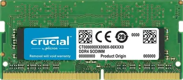 CRUCIAL 8GB (1x8GB) 2400 MHz / SODIMM / DDR4 / PC4-19200 / CL17 / SR x8 / Unbuffered / pre Mac (CT8G4S24AM)