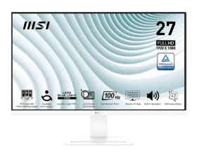 27" MSI MP273AWDE biela / Monitor / IPS / FHD / 100Hz / HDMI + DP / VESA (9S6-3PB4CH-094)