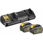 DeWalt DCB132T2 / Sada akumulátorov s nabíjačkou / 2x Aku DCB546 (54Vamp;6.0Ah) / 1x nabíjačka DCB132 (DCB132T2)