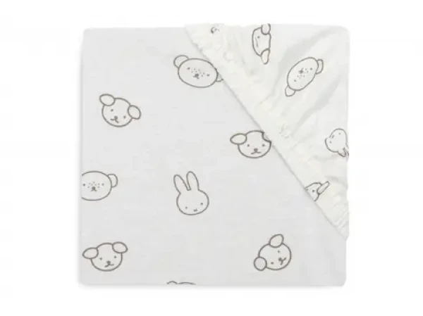 Jollein Prestieradlo napínacie 120x60 cm Miffy Friends 1 ks (511-507-68047)