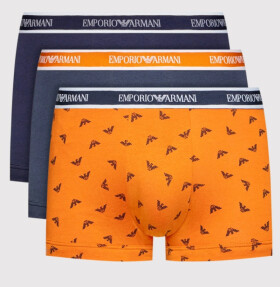 Pánske boxerky Emporio Armani tm.modro-oranžová