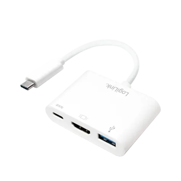 LogiLink UA0258 biela / USB-C Hub / 1x USB-C / 1x USB-A / 1x HDMI (UA0258)