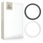 Tech-Protect MagMat čierna/strieborná / Magnetický krúžok MagSafe / univerzálny / 2 ks