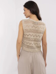 Jumper D93076J90849A béžový S/M