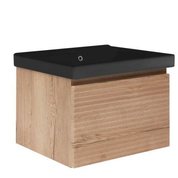 Kúpeľňová skrinka s umývadlom Naturel Savona 78x43x45 cm dub mat SAVONA80DHU1B SAVONA80DHU1B