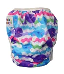 GaGa's Plienkové plavky pre bábätko Farebné veľryby (8594197440951)