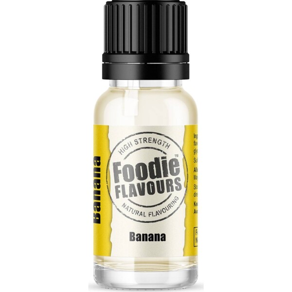 Prírodné koncentrované aróma 15 ml banán - Foodie Flavours - Foodie Flavours