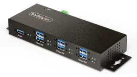StarTech / USB hub / priemyselný / riadený / 7 portov / USB 3.2 Gen 2 / kov (5G7AINDRM-USB-A-HUB)
