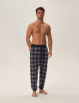 Pánske pyžamové nohavice Honor 3 42457-59X Navy Pattern - Henderson L tmavě modrá s bílou