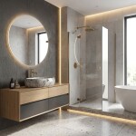 REA - Umývadlo na dosku Linda Stone 34,1x48,3 REA-U1020