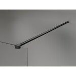 MEXEN/S - Kyoto-X Sprchová zástena WALK-IN 90 x 200, grafit 10 mm, čierna 800-090-101-70-40-X