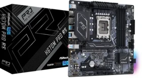 ASRock H670M Pre RS / H670 / LGA 1700 / 4x DDR4 / PCIEx16 / 1x GLAN / mATX (90-MXBHK0-A0UAYZ)