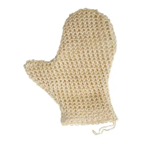 MSV SISAL exfoliačná sisalová rukavice prírodná / Exfoliačná rukavice / 16 x 21 cm