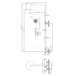 INVENA - Sprchový stĺp STONE PLUS, chróm AU-P3-001-V