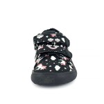 Dievčenské barefoot tenisky KORO BLACK UNI Protetika jednorožce čierne - 32
