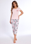 Dámske trojdielne pyžamo Cornette 665/311 Dreaming w/r S-XL Růžová S