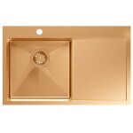 Quadron - Oceľový drez RUSSEL 111 Copper HB7912PVDBSC1