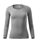 Dámske tričko Fit-T LS tmavo šedé S