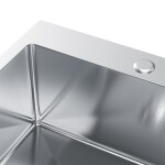 VELAZO Nerezový drez 48 x 45 cm s otvorom pre batériu, Velazo VELAZ4845