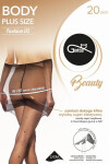 Pančuchy Gatta Body Plus Size Fashion pattern 02 20 den 3-6 nero 4-L