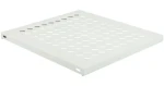 Lanview 19" 1U biela / Polica do racku / hĺbka 800 mm / perforovaná / nosnosť 50 kg (RAS105WH)