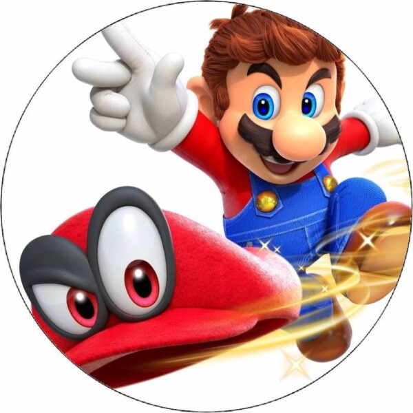 Jedlý papier Super Mario lietajúca čiapka 19,5 cm - Pictu Hap - Pictu Hap