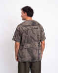 Carhartt WIP S/S Feather Tree T-Shirt Camo Feather Tree, Khaki garment dyed L