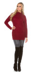 Sexy KouCla chunky knit turtleneck jumper w.Pocket Einheitsgroesse