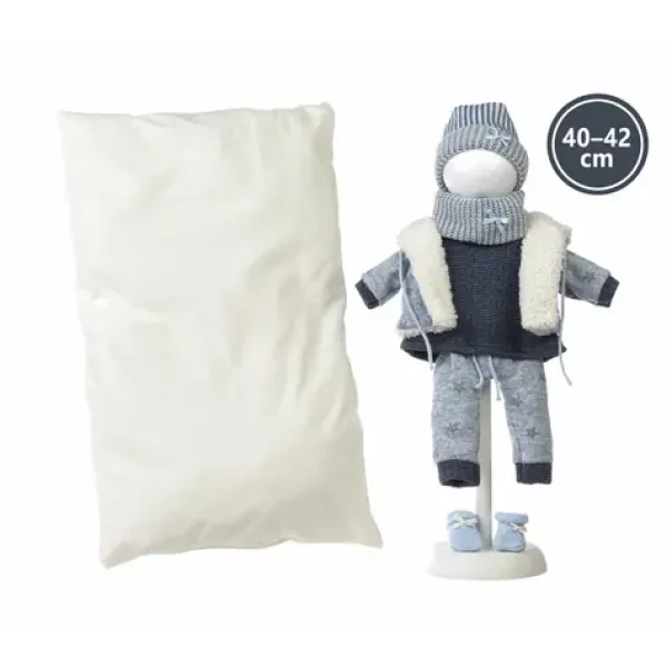 Llorens M738-81 oblečok pre bábiku bábätko NEW BORN veľkosti 40-42 cm