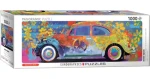 EUROGRAPHICS Panoramatické puzzle Farebný Volkswagen chrobák