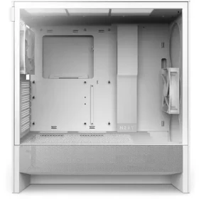 NZXT H5 Flow 2024 biela / EATX / 1x USB-A 3.2 / 1x USB-C 3.2 / 2x 120mm / bez zdroja / priehľadná bočnica (CC-H52FW-01)