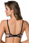 Dámska podprsenka Frances 3804/11/1 Béžová s čiernou - MAT 65B béžová s černou