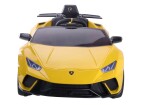 Mamido Detské elektrické autíčko Lamborghini Huracan 4x4 žlté