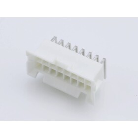 Molex vstavaná zásuvková lišta (štandardná) Počet pólov 16 15249164 1 ks Tray; 15249164