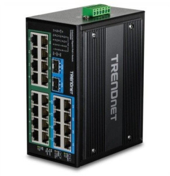 TRENDnet TRENDnet Industrie Switch 26Port Gbit PoE+ Metall DIN-Rail