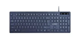 Gembird KB-MCH-04 čierna / multimediálna drôtová klávesnica / USB-A / US layout (KB-MCH-04)