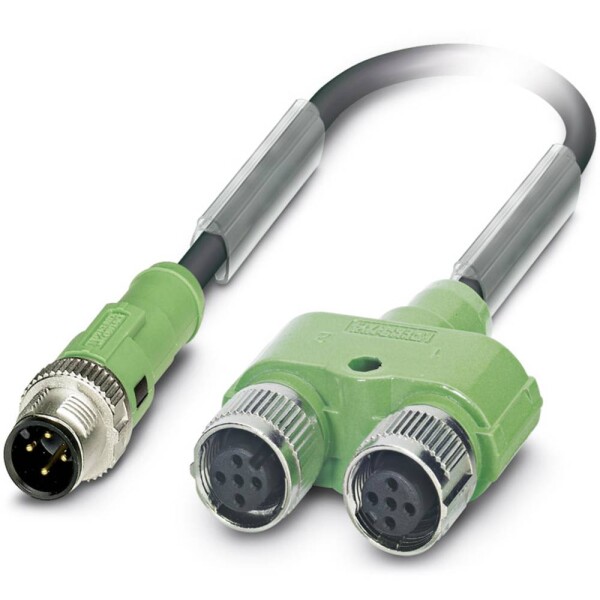 Sensor/Actuator cable SAC-4PY-MS- 0,6-PUR/2XF 1436217 Phoenix Contact; 1436217