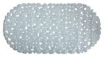 MSV GALETS protišmyková podložka do vane šedá / PVC / 99 x 39 cm