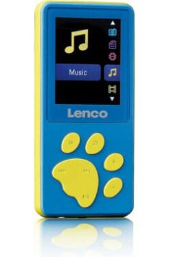LENCO Xemio 560 modrá / MP3 amp; MP4 prehrávač / 1.8 TFT / 8GB / MicroSD / 3.5 mm (XEMIO-560BU)