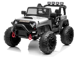 Mamido Elektrické autíčko Jeep Brothers 24V 2x200W lakované strieborné