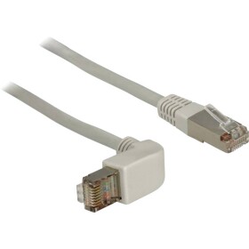 Delock 83515 RJ45 sieťové káble, prepojovacie káble CAT 5e S/FTP 1.00 m sivá 1 ks; 83515